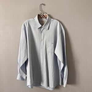 Burberry blue button up linen